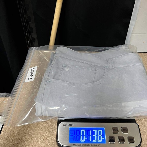 Peter Millar eb66 Pants Men 34x32 Gray Chino Classic Fit Outdoor Pocket - Picture 11 of 11